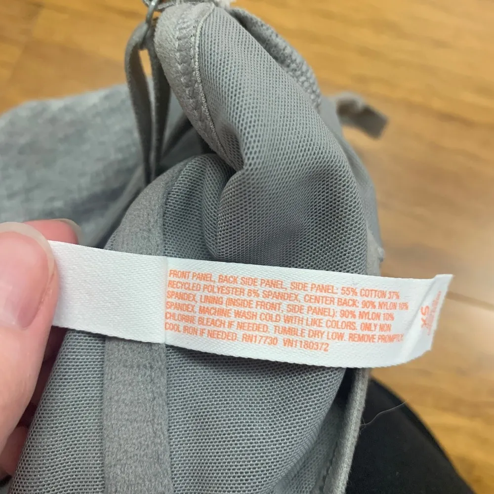 Colsie Corset Tank Top Womens Size XS Gray Adjustable Straps Ribbed Knit Cropped - Image 4