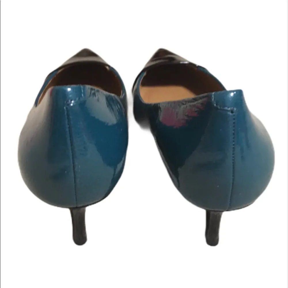 Isaac Mizrahi New York Jabria Green Heels 9M - Image 8