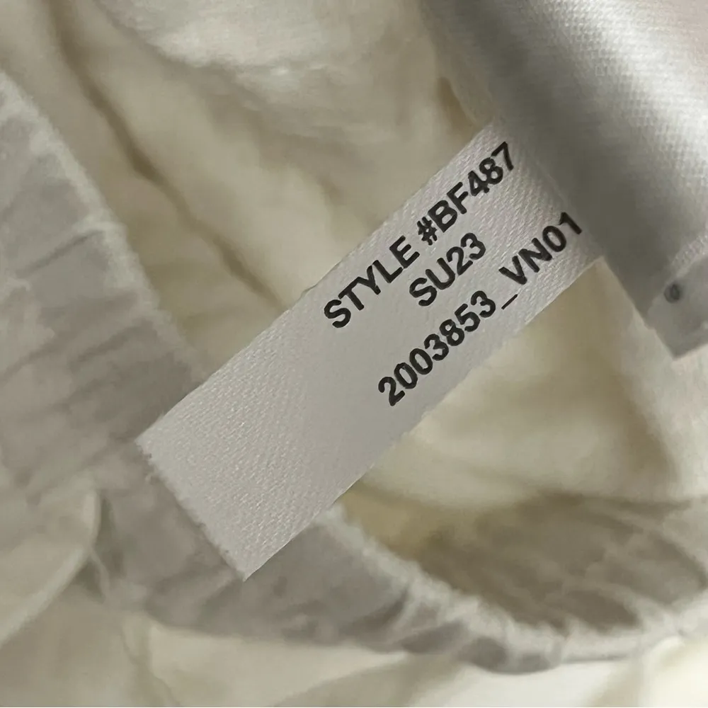 J Crew Ivory Linen Straight Leg Pants Coastal Preppy Nautical Preppy Sailorcore - Image 4