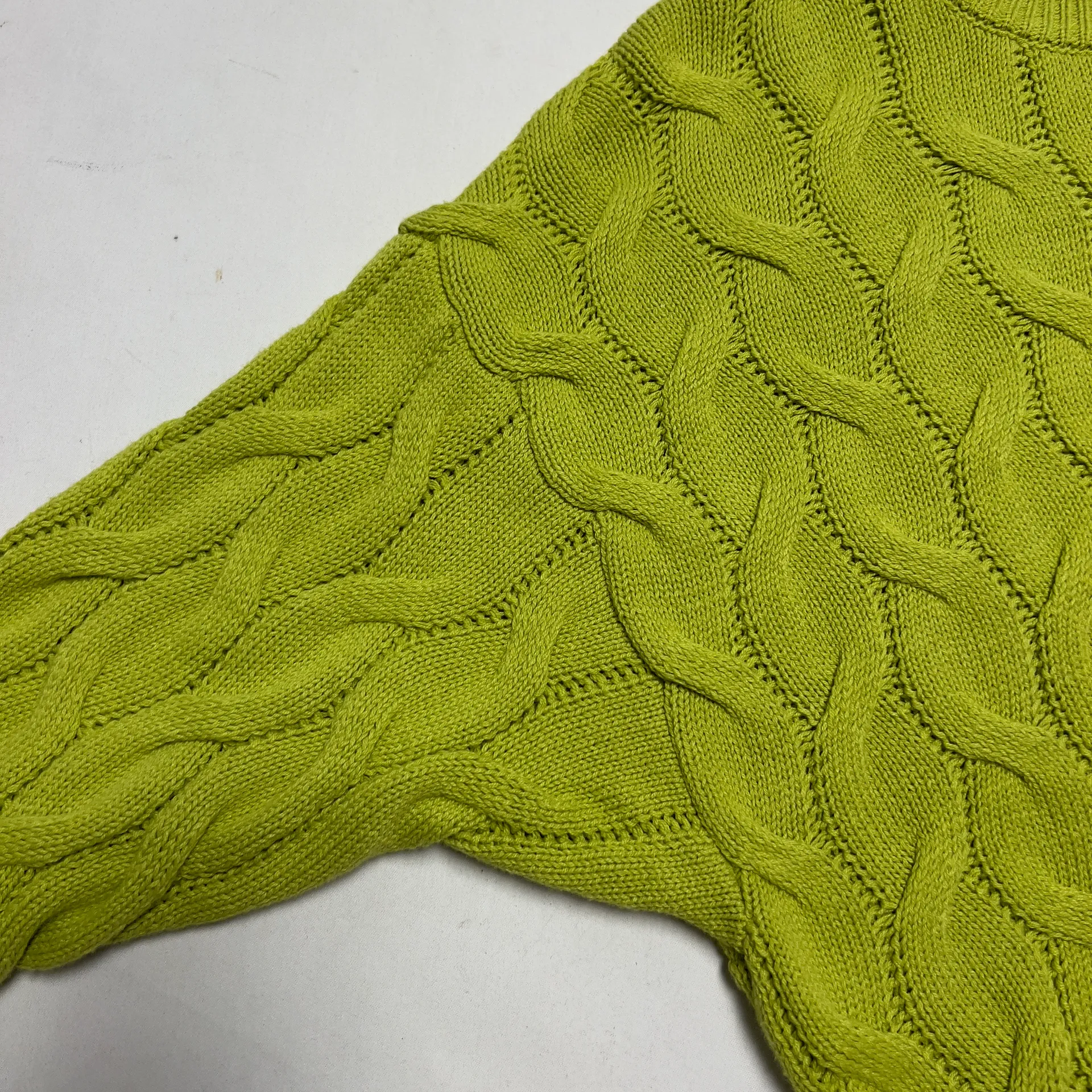 Pink Rose Cropped Cable Sweater NWT - Image 8