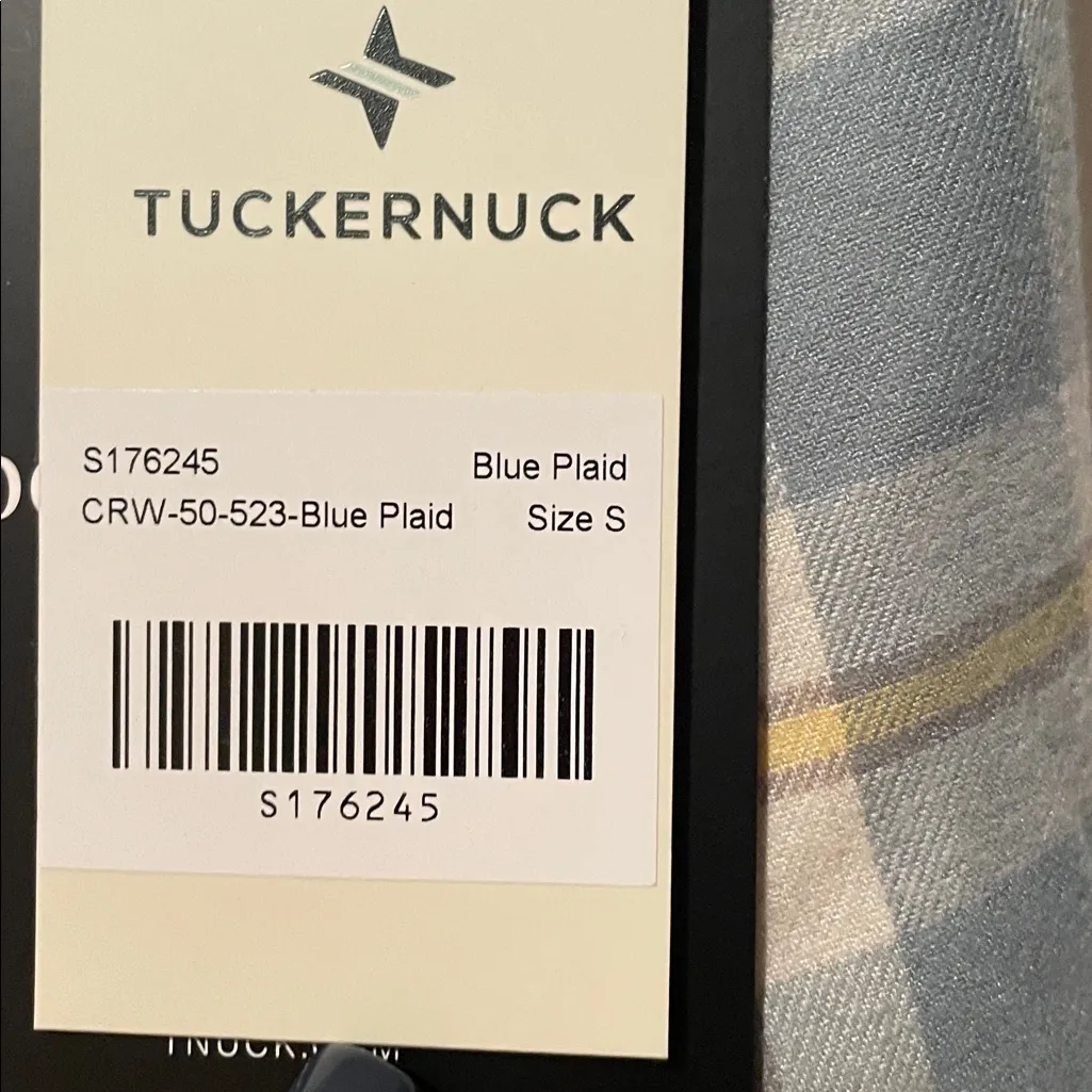 Tuckernuck Blue and Yellow Plaid Shirt - Image 3