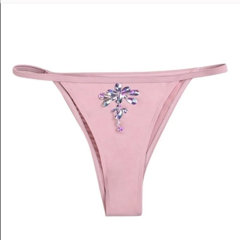 Sexy Embellished Cheeky Bikini Small - Image 12