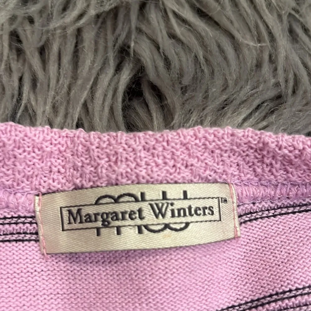 lightweight asymmetrical striped sweater M - Image 3