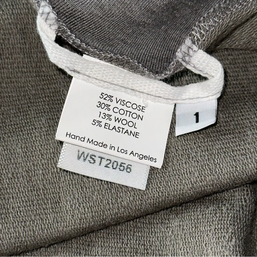 Enza Costa Women’s Size 1 S Heather Gray Pull On Split Tulip Hem Pencil Skirt - Image 6