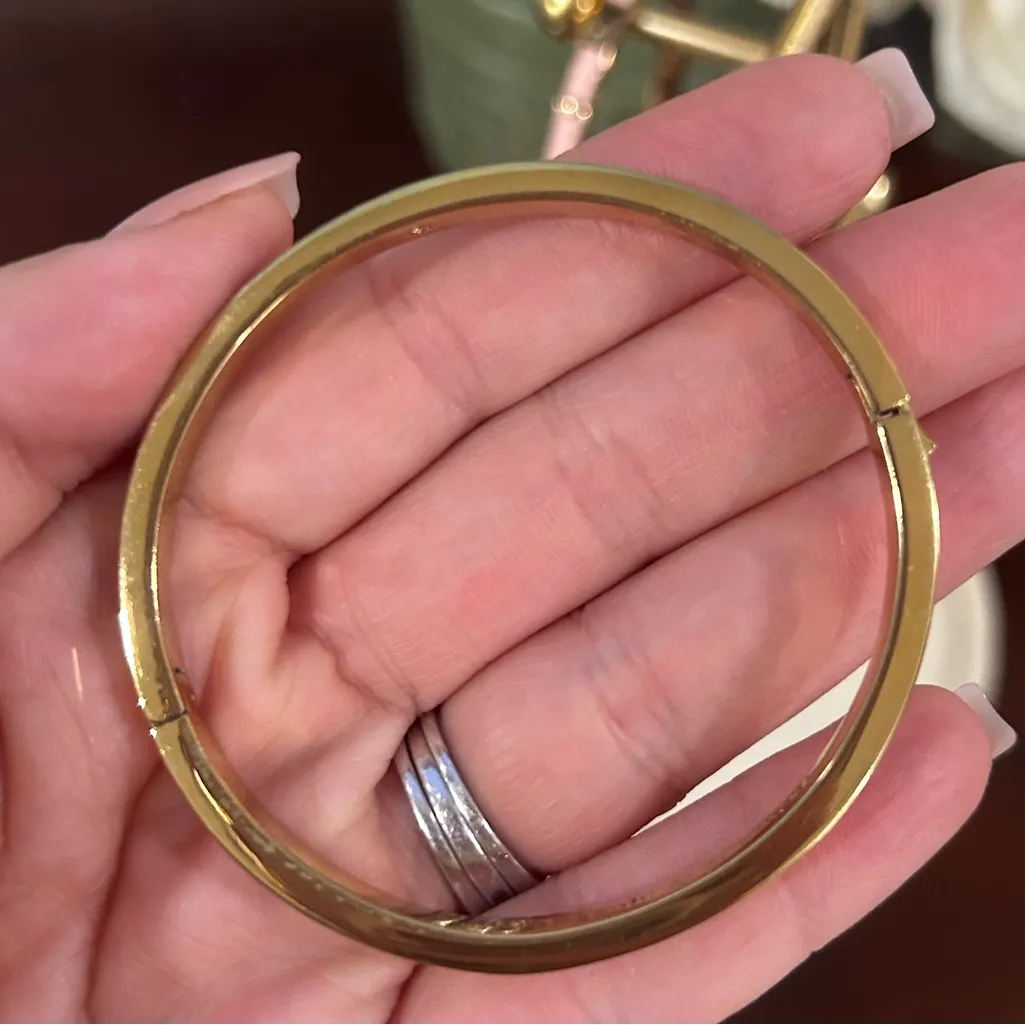 Kate Spade Spot The Spade Enamel Hinged Bangle - Image 5