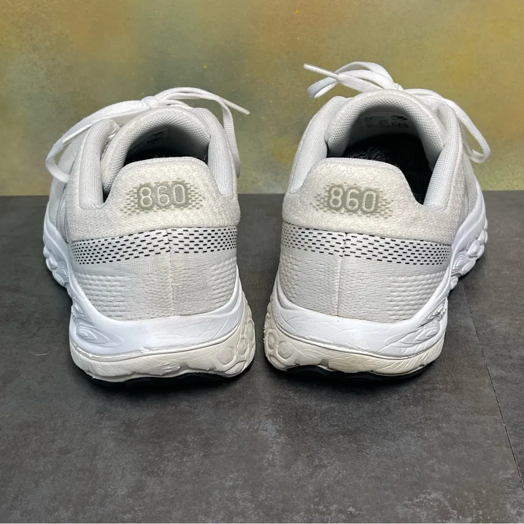 New Balance Fresh Foam X 860v14 Women's White Running Shoes Size 10.5B - Image 6