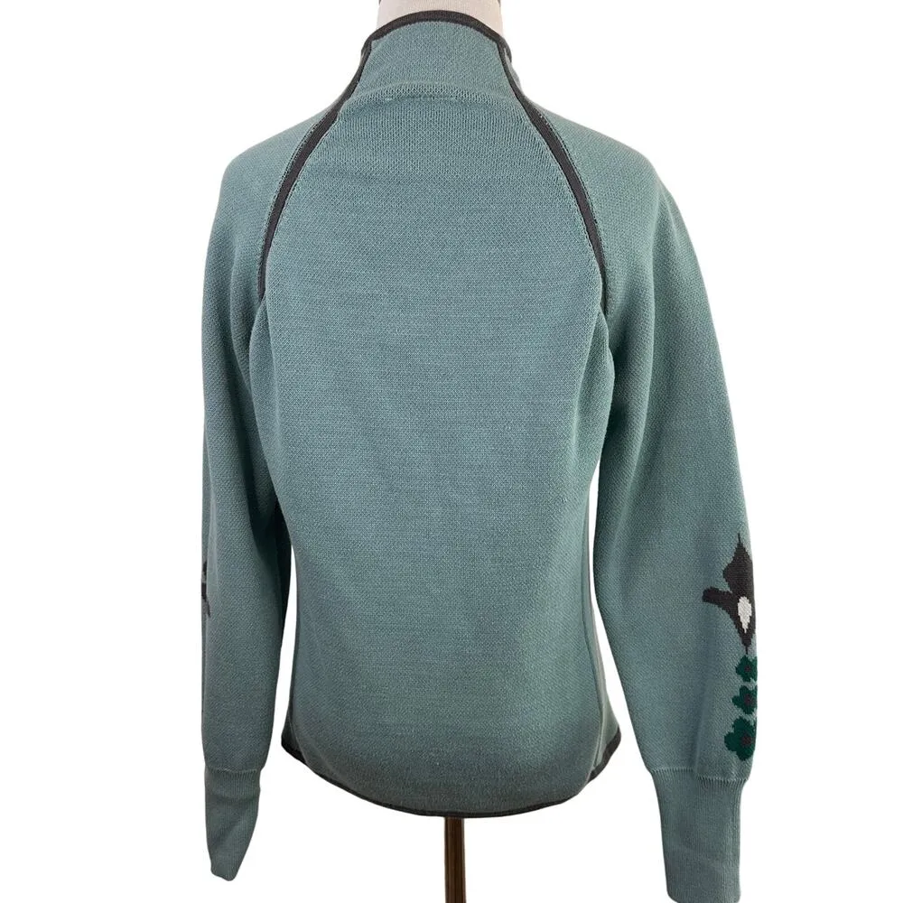 Athleta 1/3 Zip Mock Neck Pullover Sweater Size Medium - Image 5