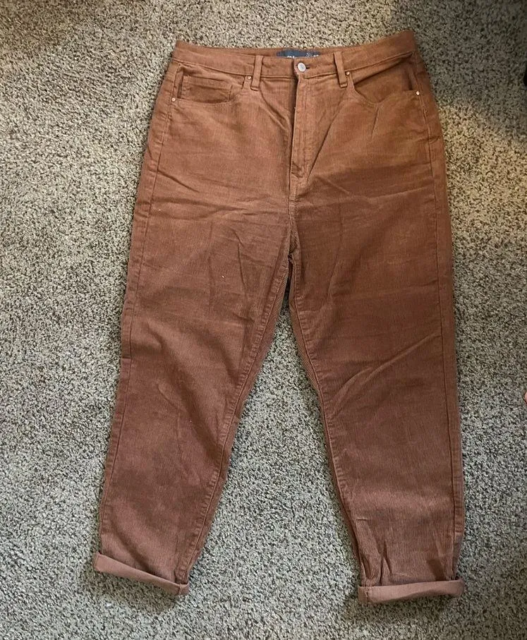 Indigo rising boyfriend corduroys Brown Size 31 - Image 5