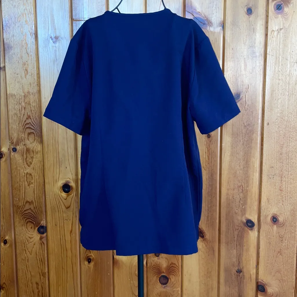 Figs Catarina one pocket scrub top women’s nurse scrubs navy blue Size XL - Image 8