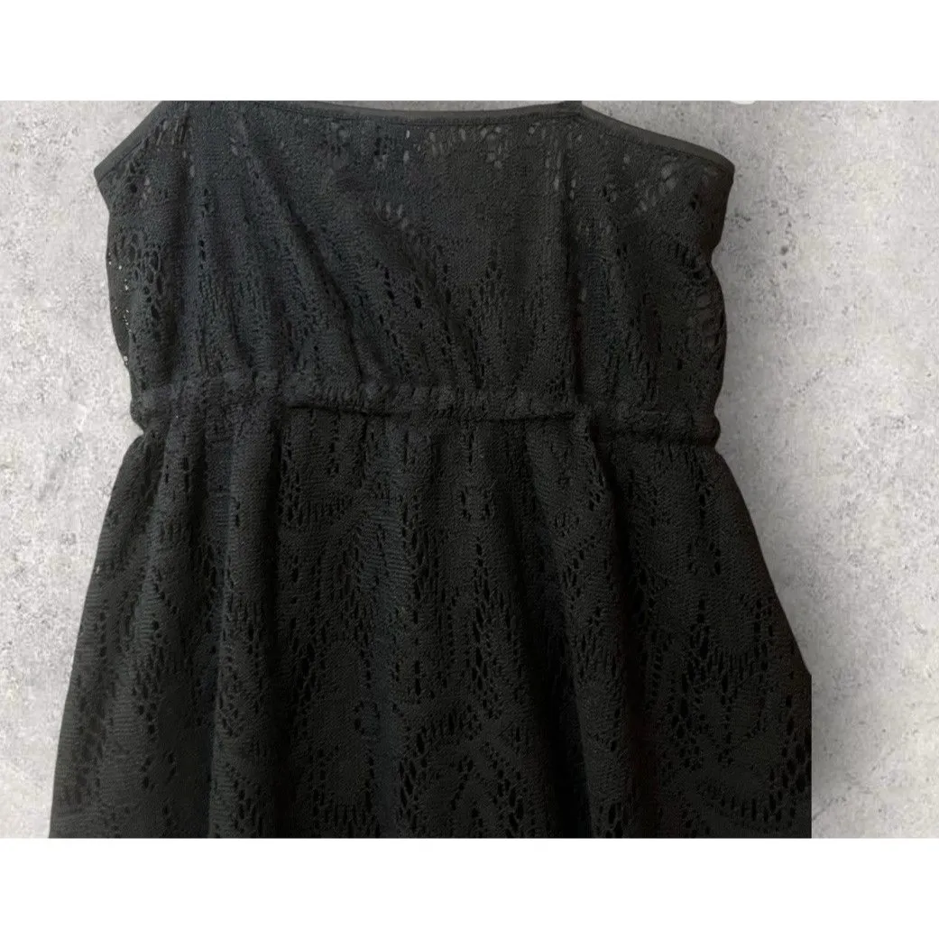 Divided by H&M Women's Size 6 Sleeveless Lace Mini Dress Adjustable Strap - Image 4