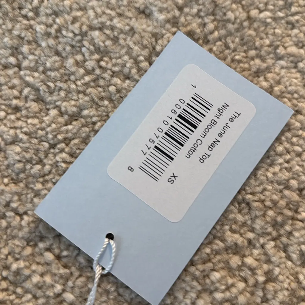 NWT HILL HOUSE HOME The June Nap Top in Night Bloom Cotton - Image 7