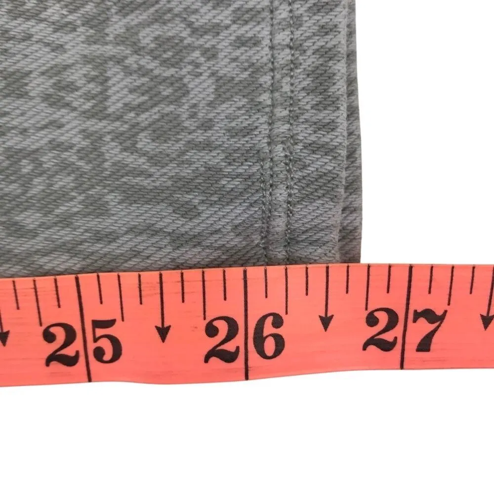 SPANX Snake Skin Jeanish Leggings Women L Gray Pull On Comfort Stretch Travel - Image 12