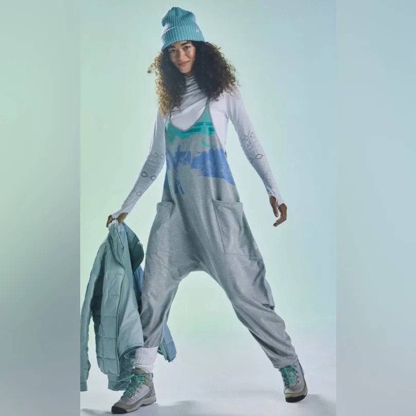 Free People Hot Shot Ski Combo Gray Size M - Image 3