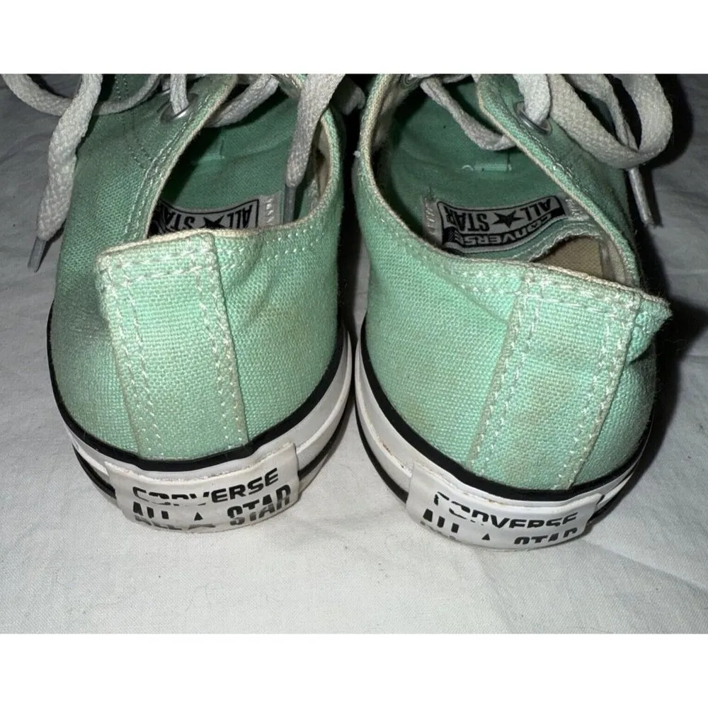 Converse Chuck Taylor All Star Low Unisex Mens 4 Womens 6 Mint Green Girls Boys - Image 7