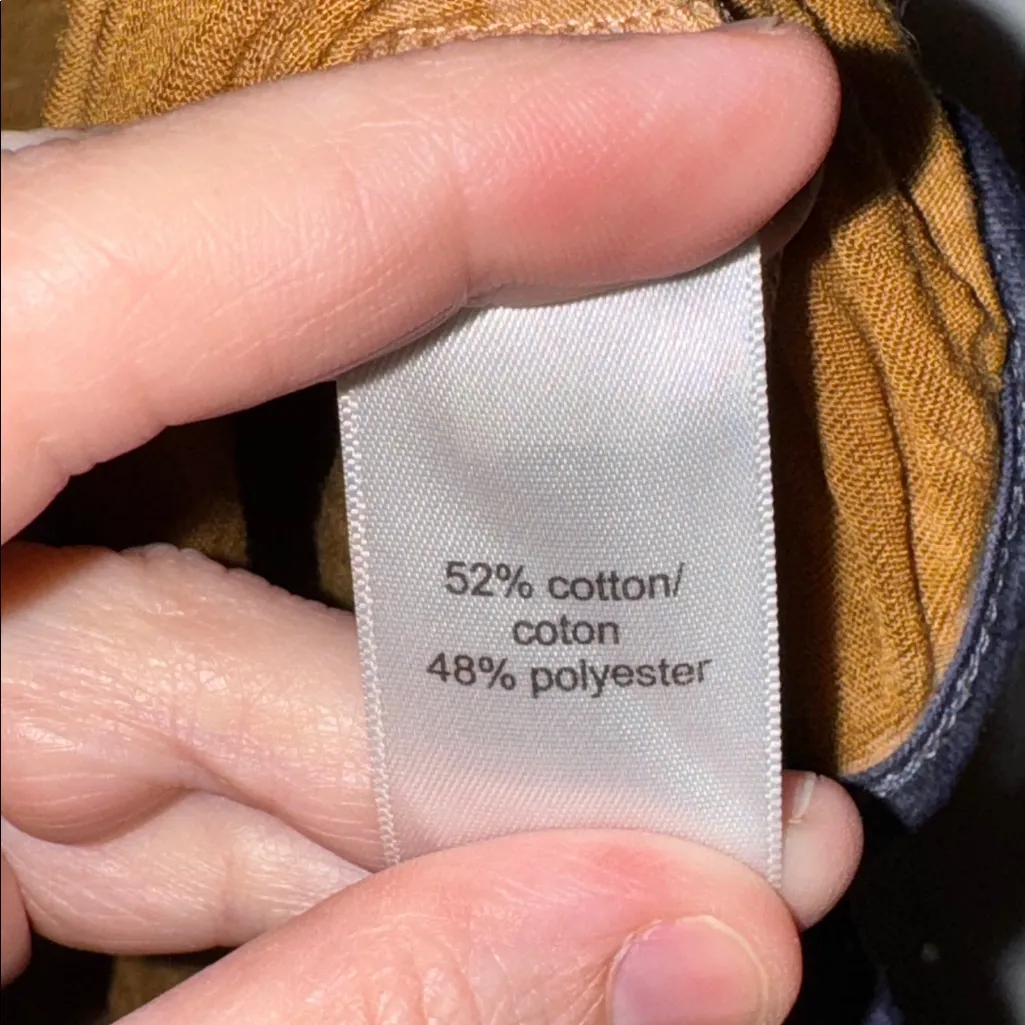 Maurice’s 24/7 Lace-Up Shoulder Two-Tone Raglan Top | Navy & Mustard Women’s L - Image 6