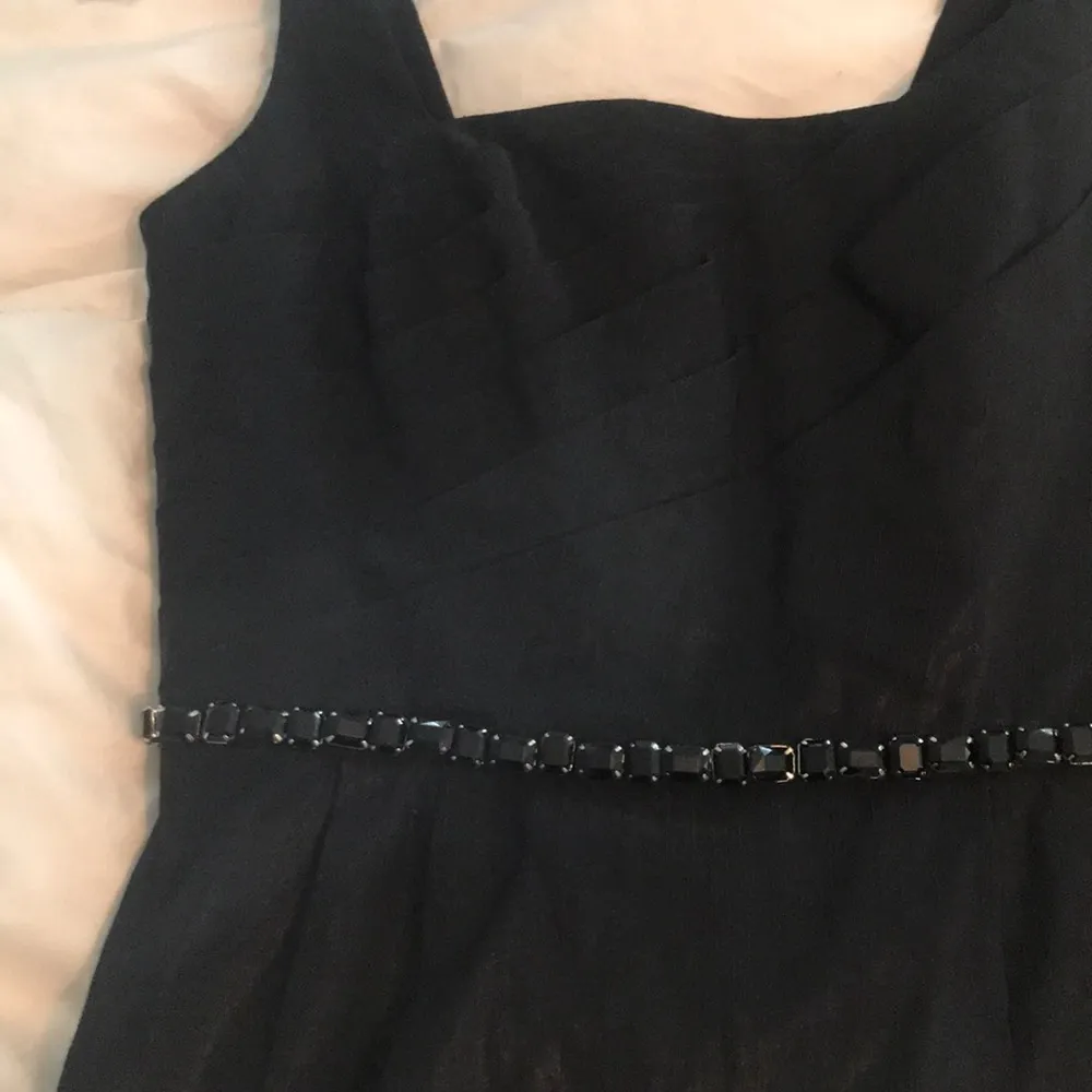 Black Carmen Marc Valvo Dress - Image 3