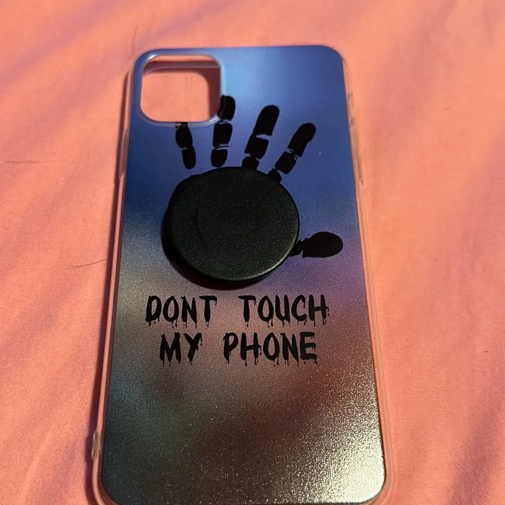 DON'T TOUCH ME PHONE (IPHONE) ADDED POP SOCKET - Image 2