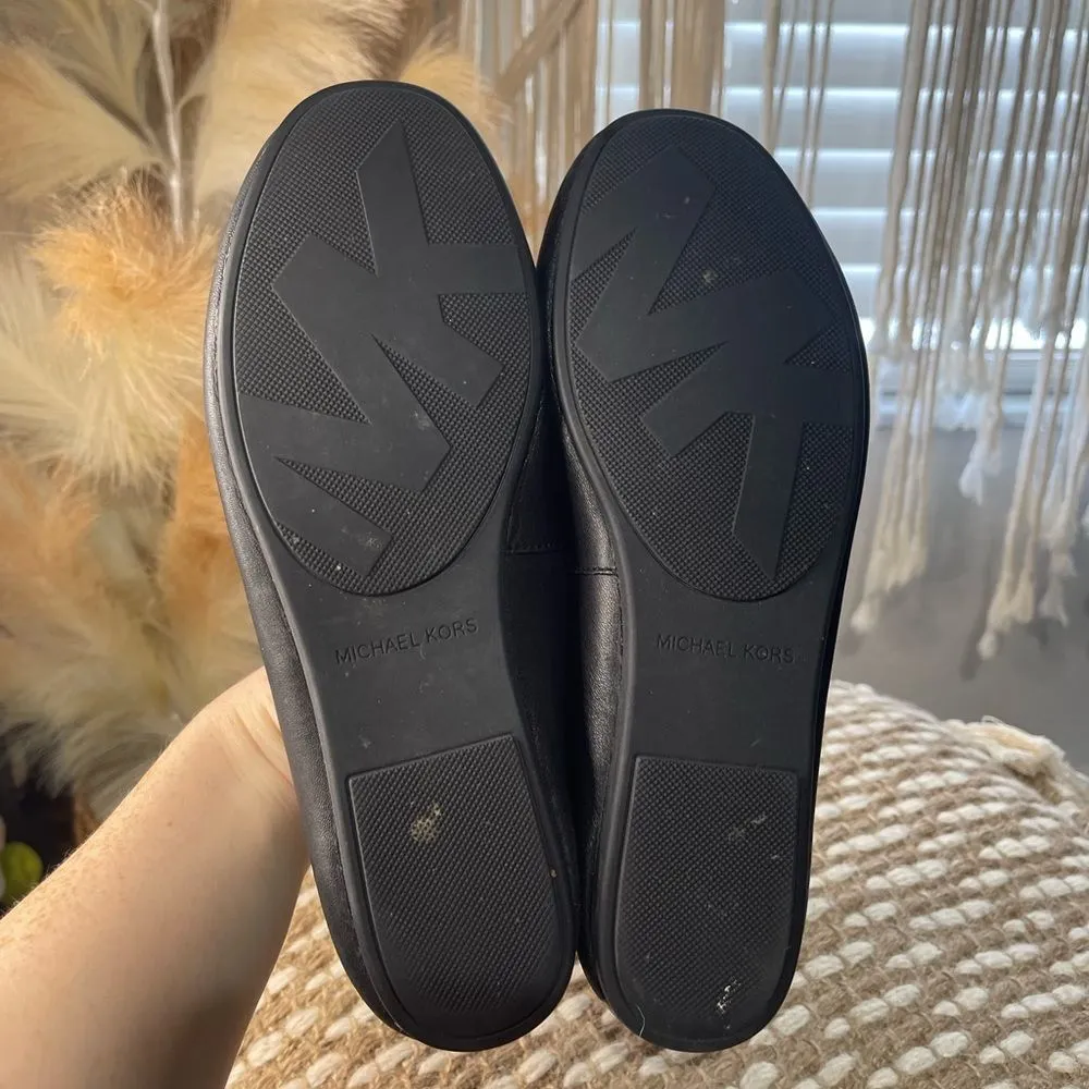 Michael Kors Black Leather Sutton Loafer - Image 3