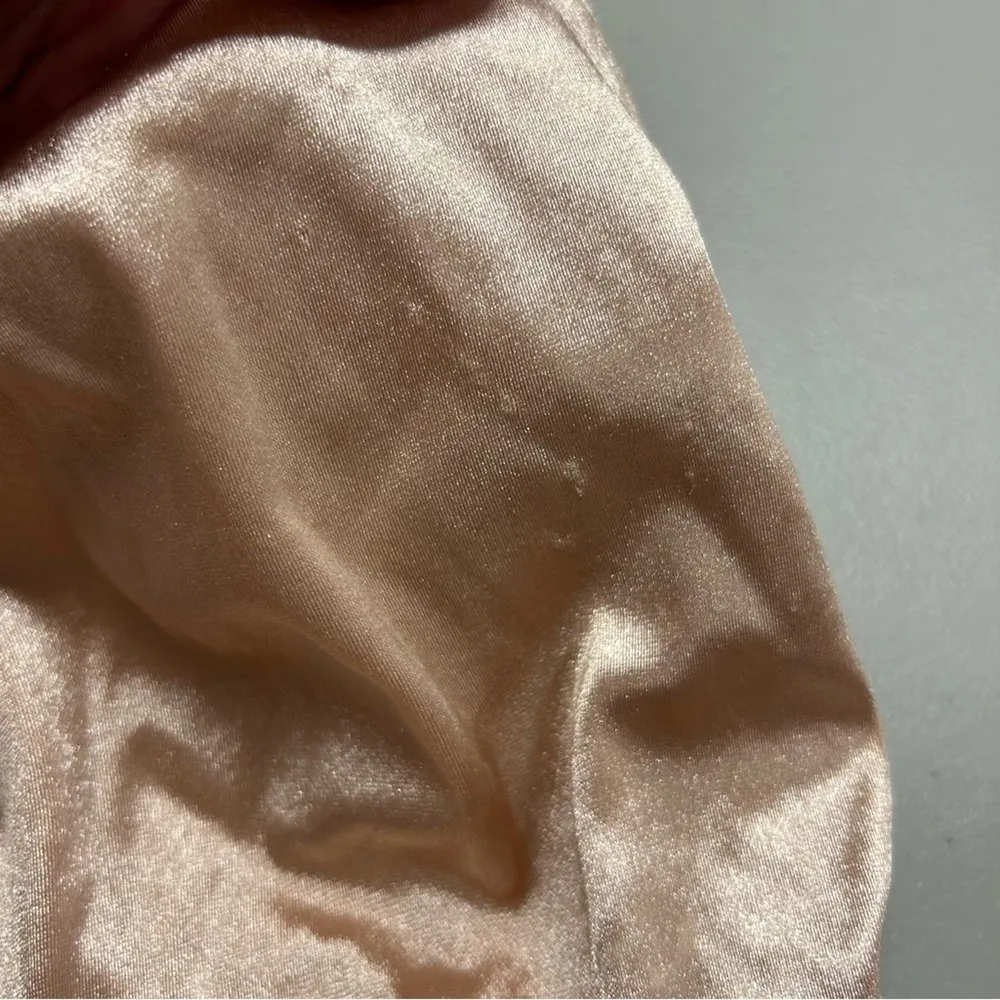 Spanx Slimmer & Shine Full Body Slip Shapewear Nude Satin Womens Size Medium - Image 8