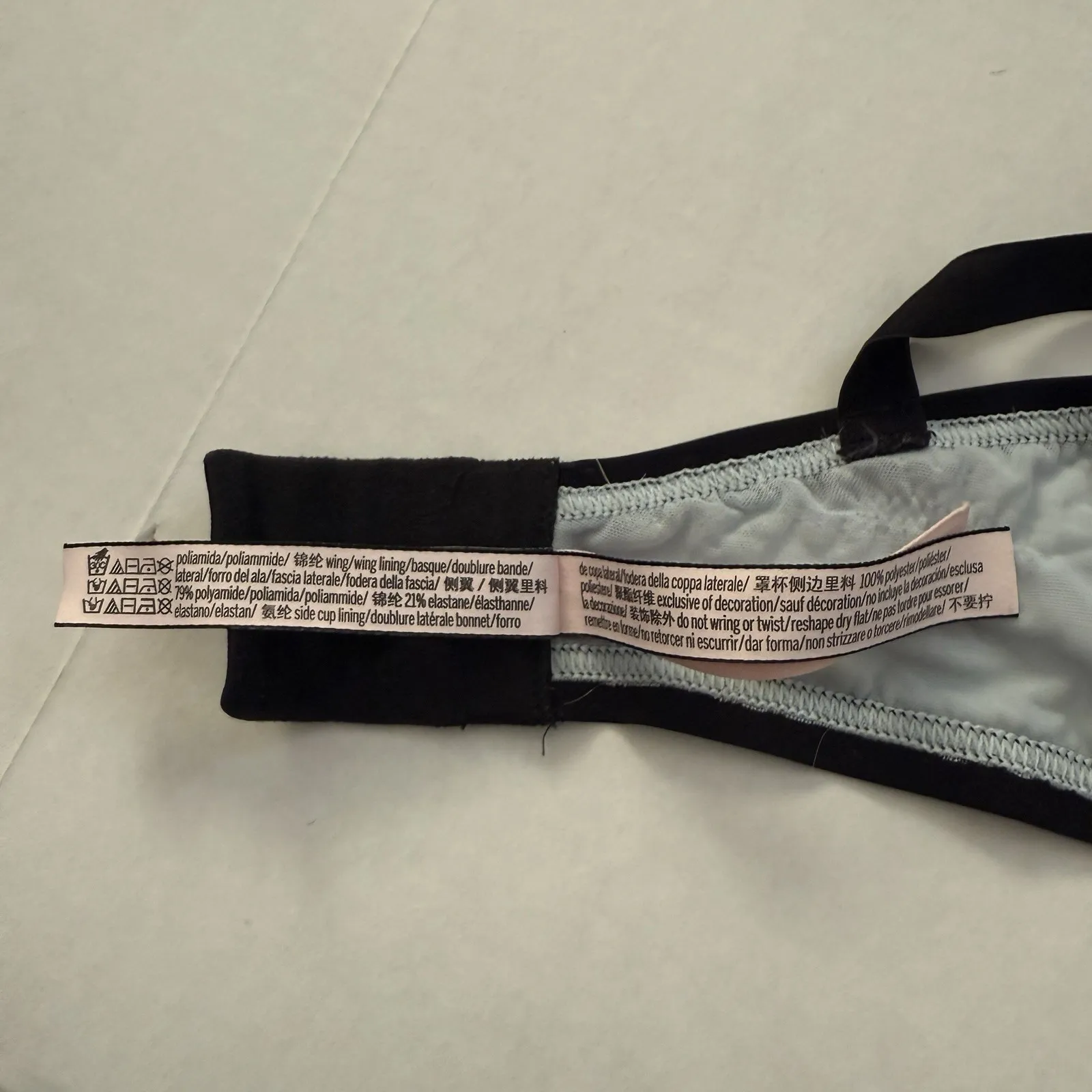 Victoria's Secret Dream Angels Wicked Unlined Balconette Bra‎ Blue Black 38DD - Image 11