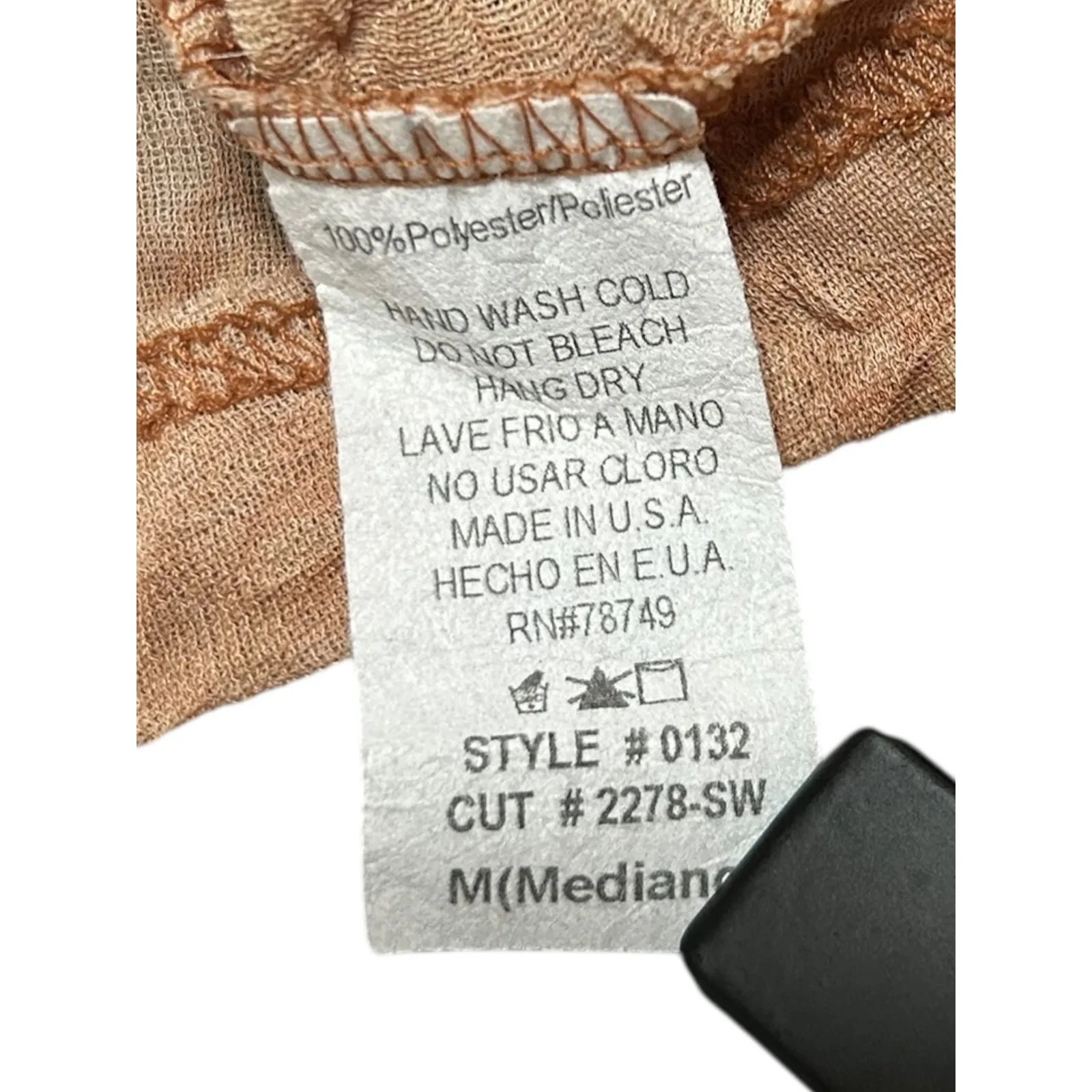 VTG Y2K Wet Seal Tie Dye Burnout Sheer Split Short Sleeve Ruffle Trim Top‎ Shirt - Image 5