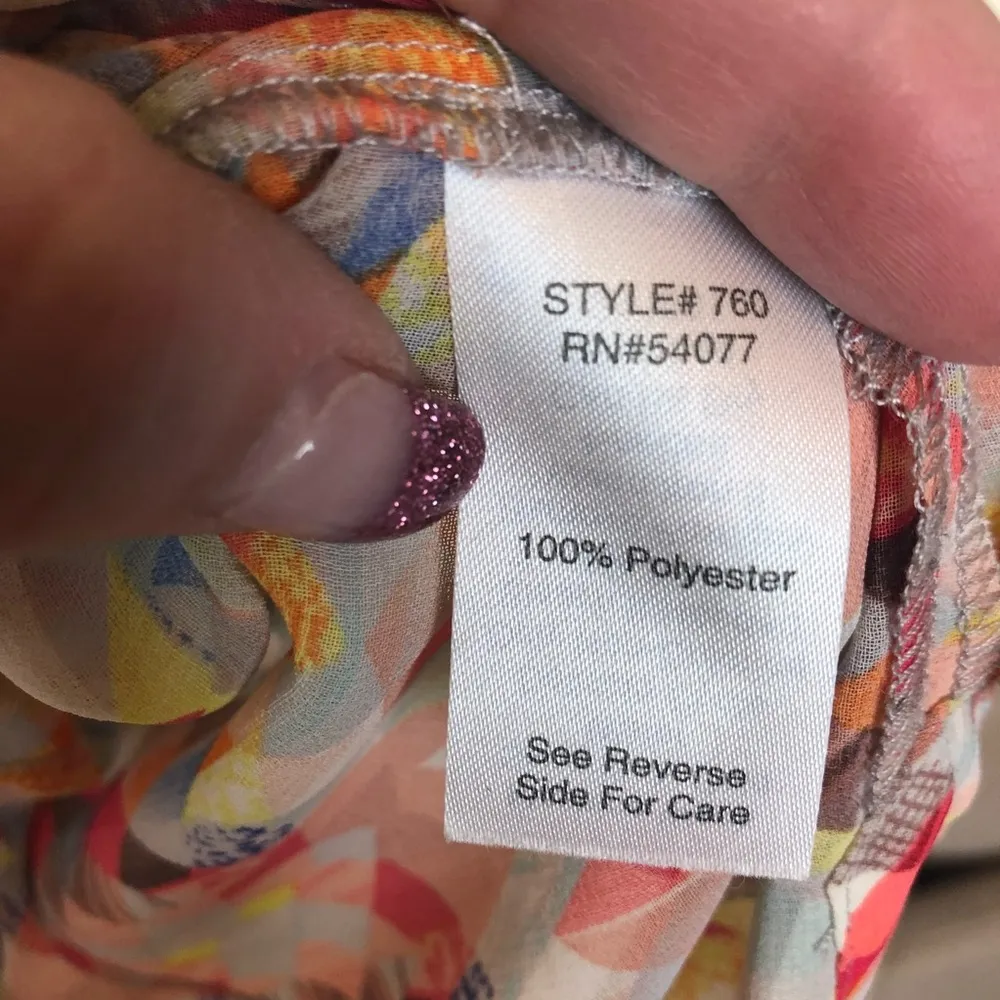 Cabi #760 Avery Aztec Sheer Tunic Top - Image 5