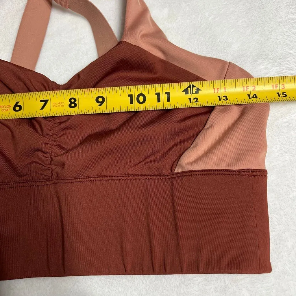 Handful Colorblock Game Time Sports Bra Medium - Image 5