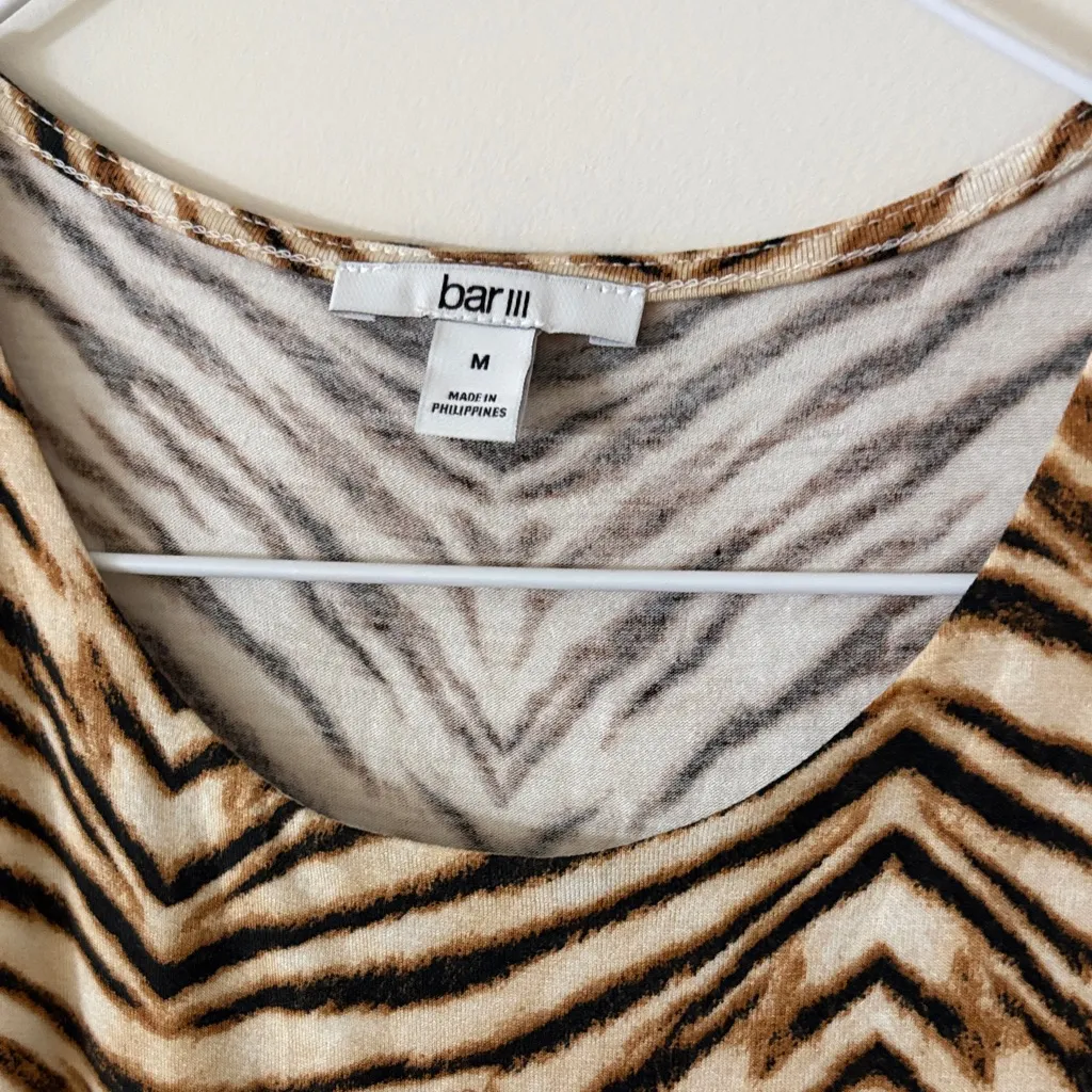 NWT BAR III Sleeveless Tiger Print Bodysuit - Image 6