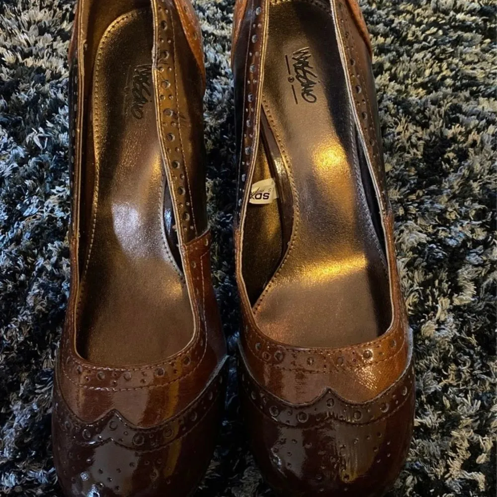 Mossimo heels size 8 Brown - Image 2