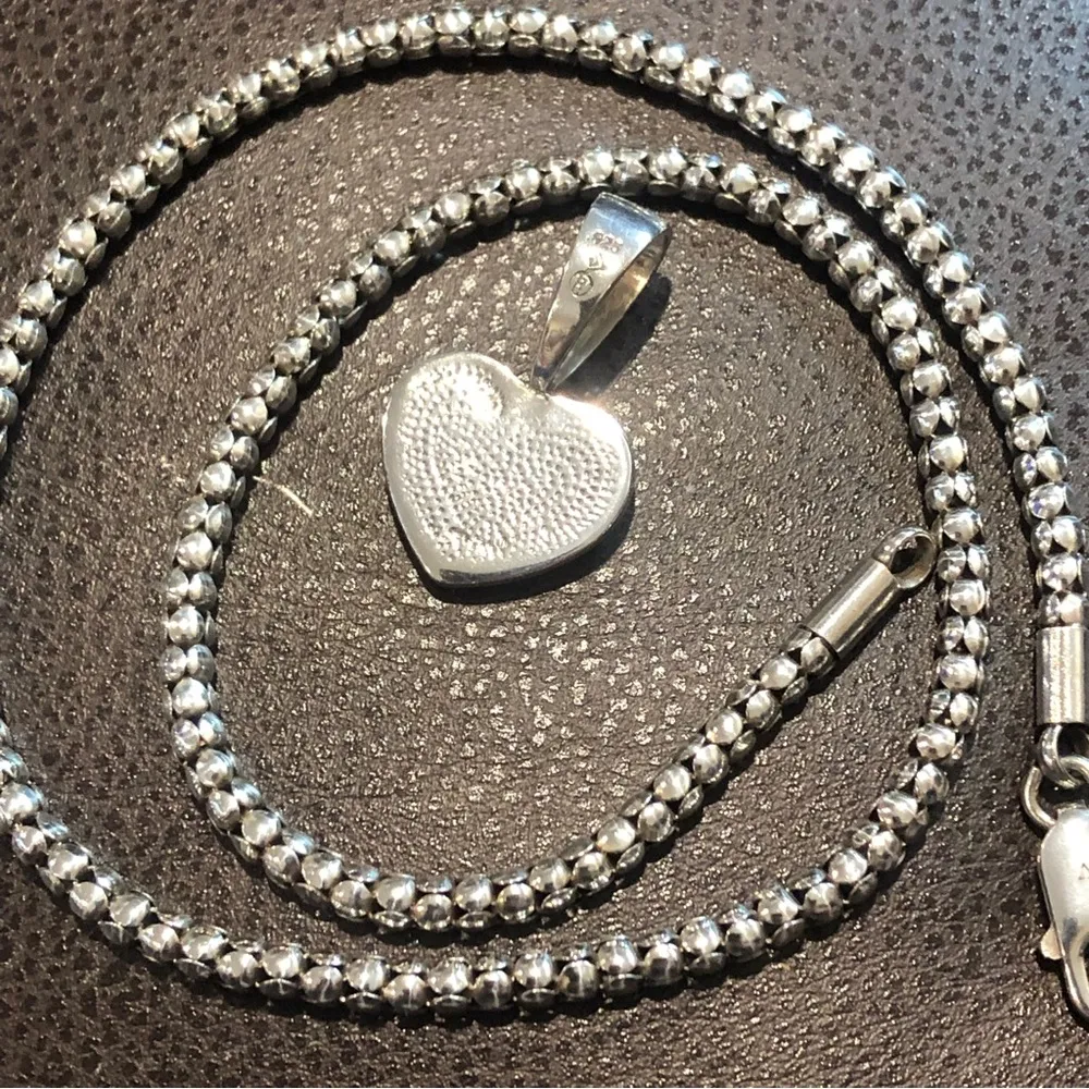 SILPADA Sterling Silver Spiral Heart Arrow Pendant, Earrings, Popcorn Chain NWOT - Image 3