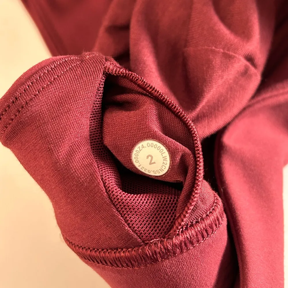 Wunder Train Longline Bra *Medium Support, C/D Cup Mulled Wine Sz 2 - Image 4