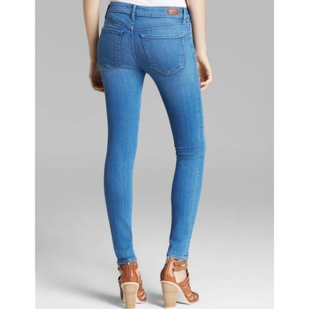 Joie Mid Rise Light Wash Skinny Jeans - Image 2