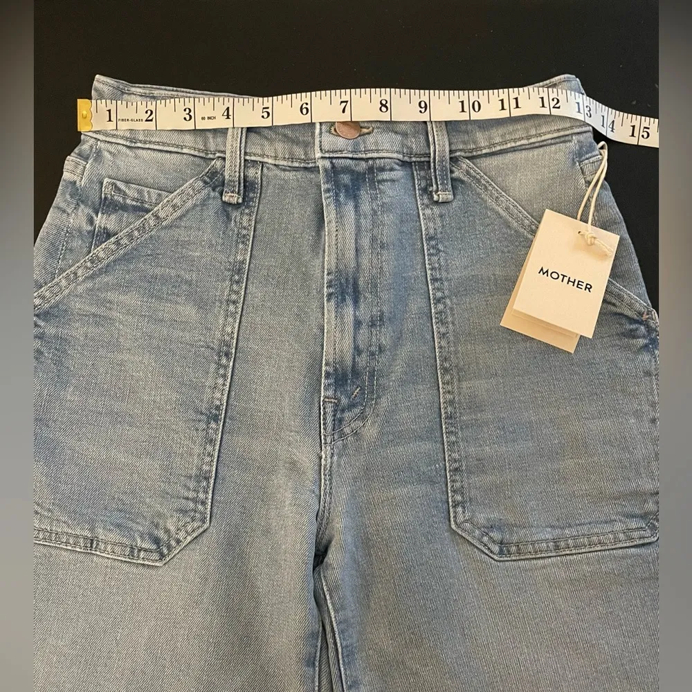 NWT MOTHER Denim The Patch Rambler Ankle Norway Dude Wash Size 26 - Image 14