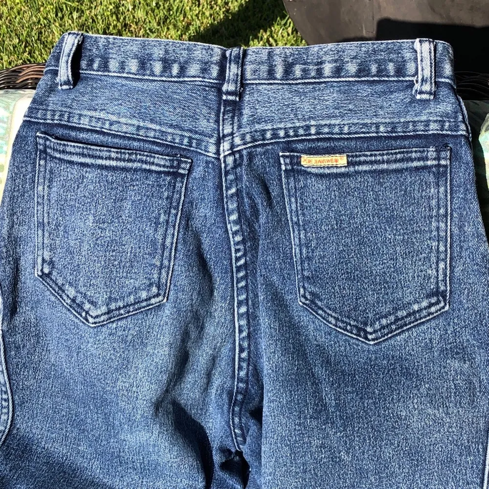Vintage 80's Pure Jeanswear High rise Jeans Blue Size undefined - Image 6