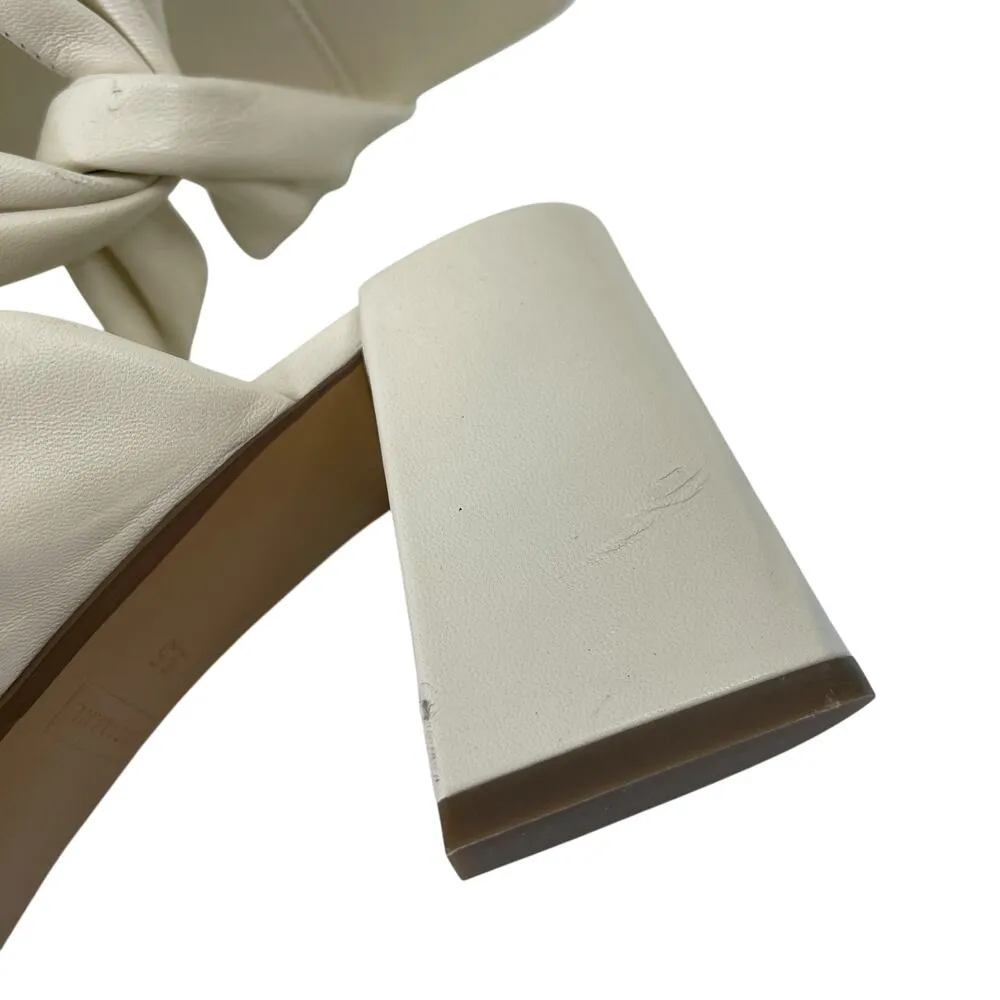 Everlane The Day Twist Heel in White Size 9.5 Summer - Image 10