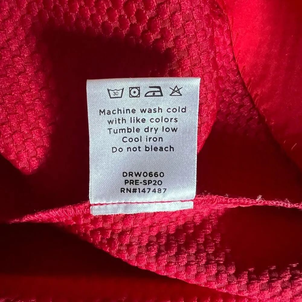 Red Draper James Party Dress Size 2 - Image 7