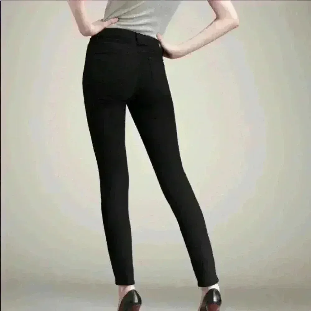 Paige Black Verdugo Legging Stretchy‎ Pants Size 28 - Image 2