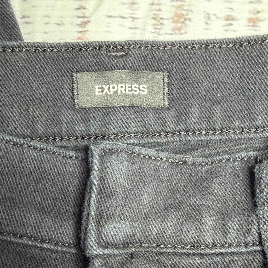 Express Women’s Editor Boot Low Rise Black Size 4 - Image 4