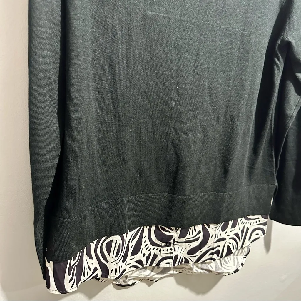 Serra Black Ribbed Sweater (346) - Image 2