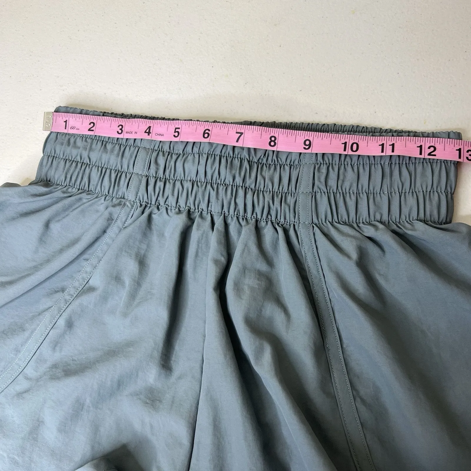 Gymshark Shorts Womens Size XS Teal Retro Waistband Short 2.5” Inseam - Image 7