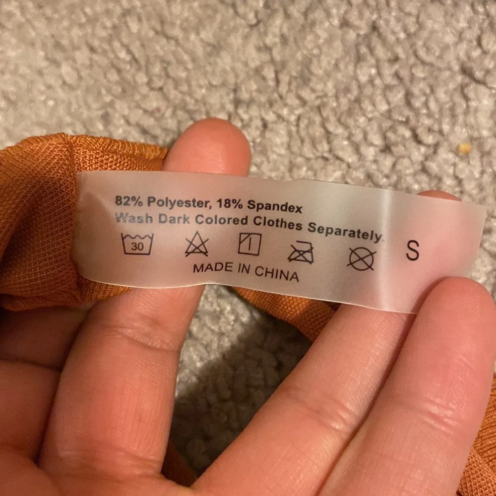 SHEIN Rust 2 Piece Bikini Set Size S - Image 2