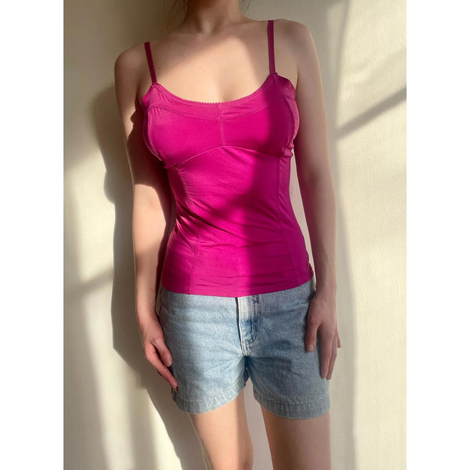 Fuchsia Sweetheart Tank‎ Top Pink - Image 4
