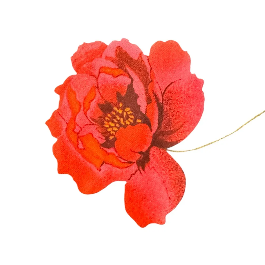 Valerie Stevens NWT Silk Maxi Dress Black Red Floral Poppy Size 12 Vintage Rare - Image 9