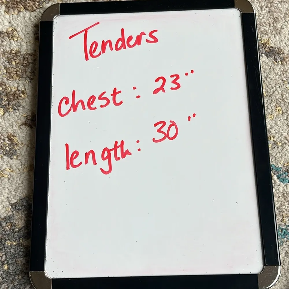 Tenders Chicken Tank Sky Blue Comfort Colors Womens Large - Image 8