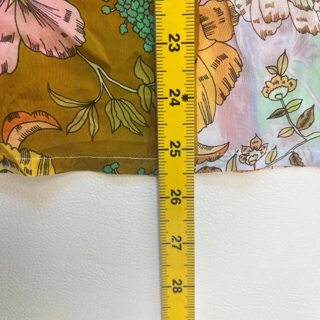 NWOT Johnny Was Cosmo Lauren Floral Oversized Top Button-Down Shirt Blouse Sz S - Image 13