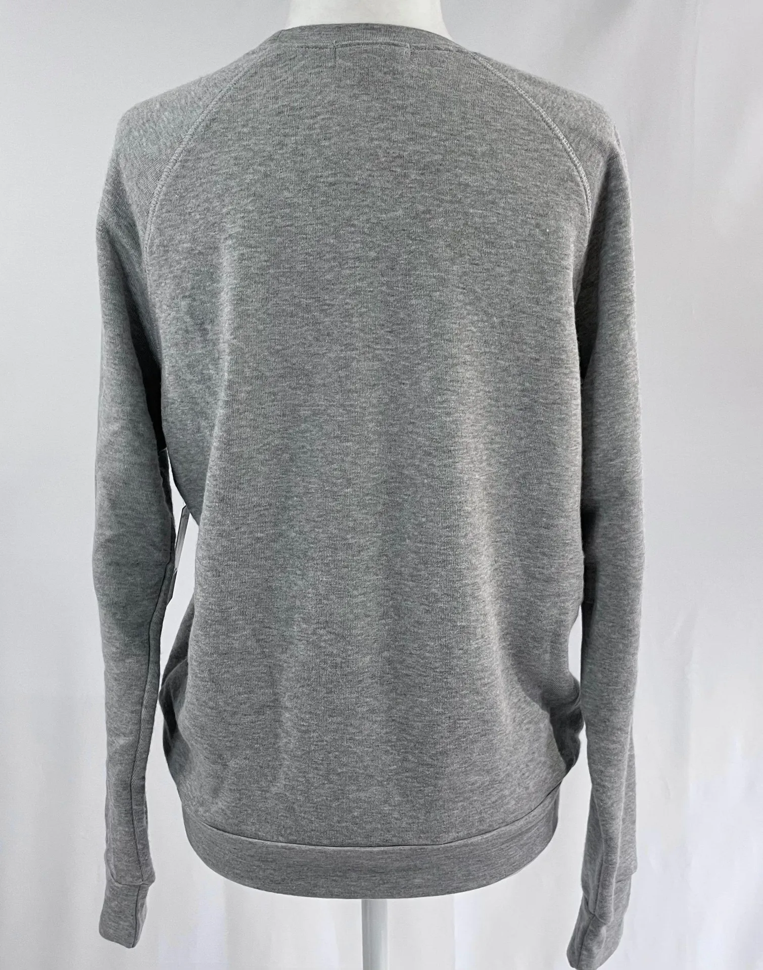 New  Stir Cozy Graphic Sweatshirt Raglan Long Sleeve Crewneck Pullover Grey - Image 9