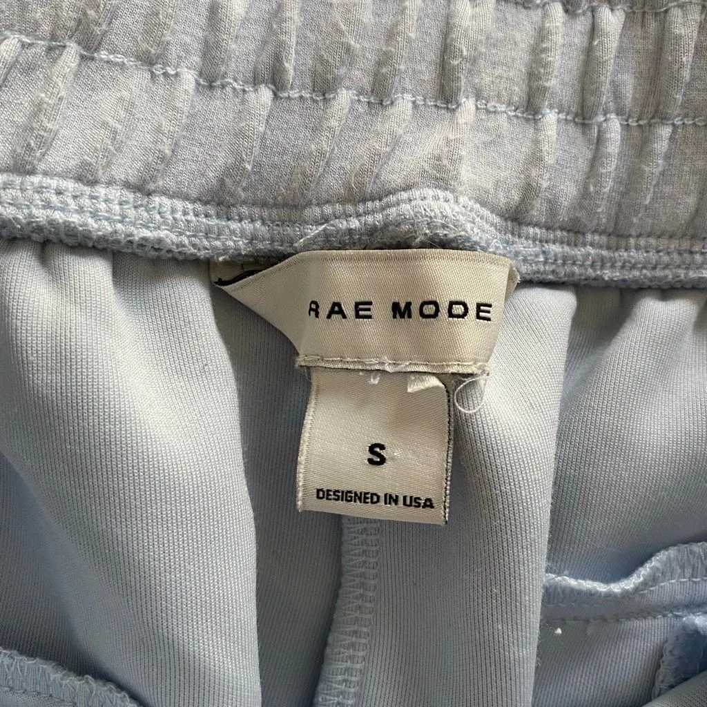 Rae Mode Soft Lounge Shorts Small Women’s Light Blue Drawstring Casual Comfy Ath - Image 3