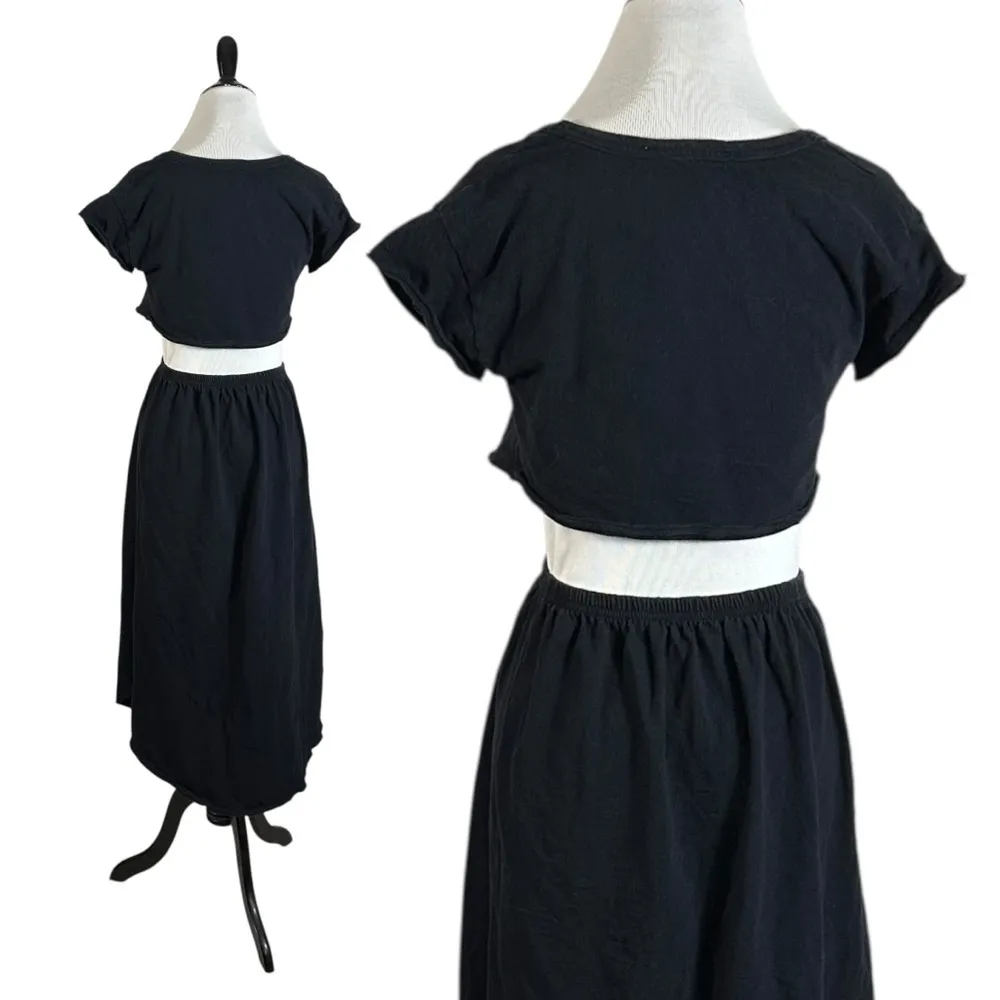 Free People Beach Marigold Cutout Cotton Midi Dress Size Small Summer Bohemian - Image 5