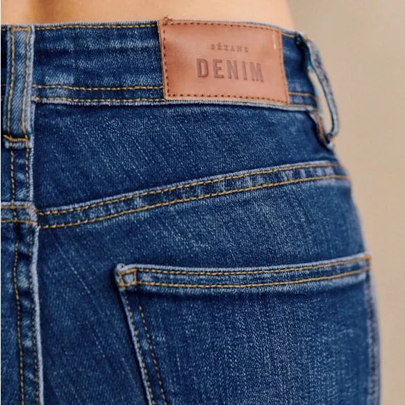 Sézane Slim Parfait Denim Blue. Size 34/2 - Image 13