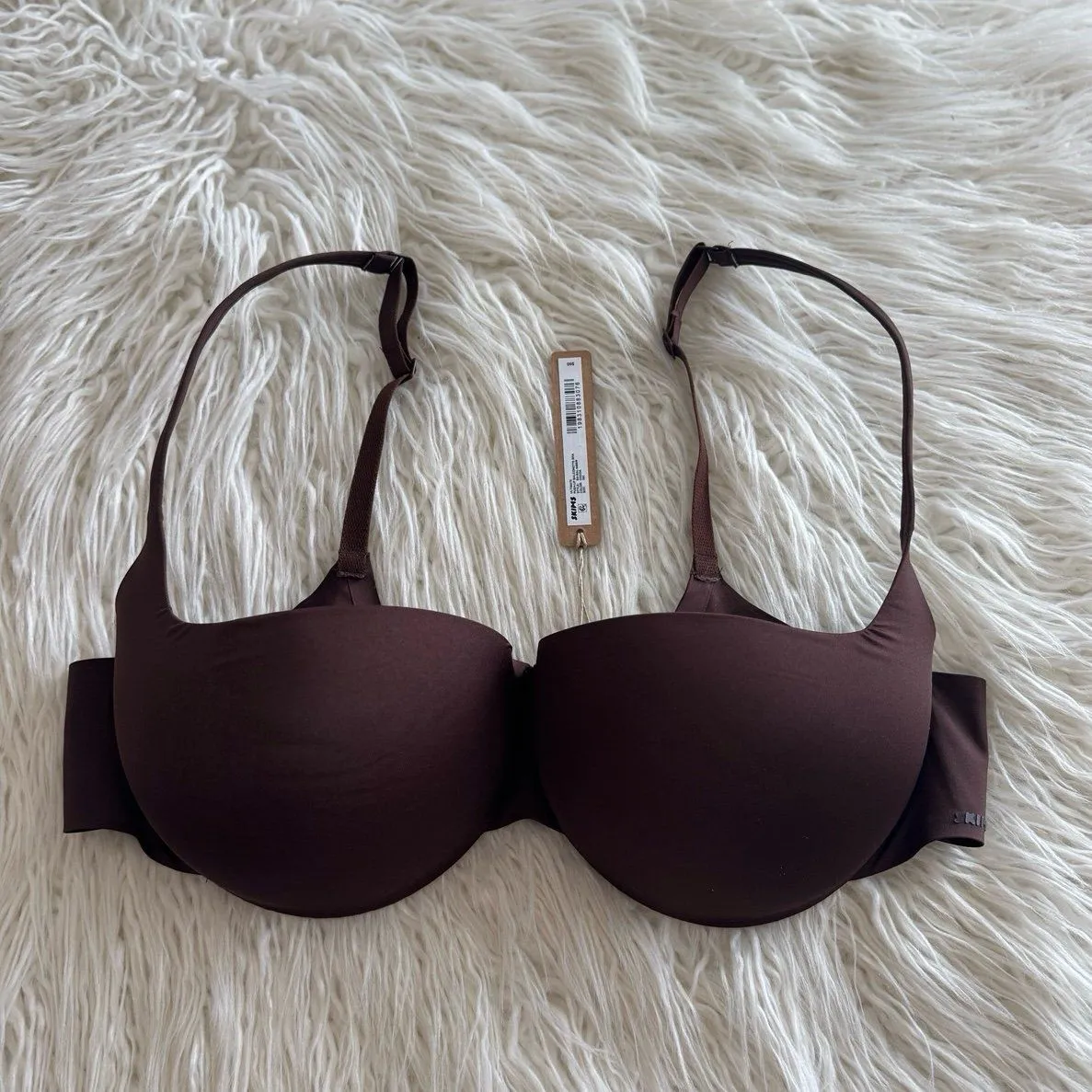 Skims Ultimate Balconette Push Up Bra Cocoa Size 38C - Image 2